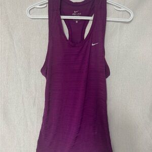 Nike Women's Deep Purple Dri-FIT Tank Top